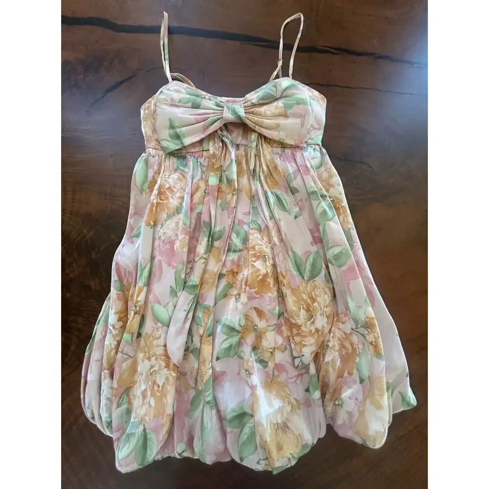 Seni & Cade Floral Coquette Bubble Dress XS
